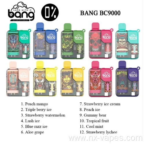 Vape Pen Bang Box Bc 9000 Puffs